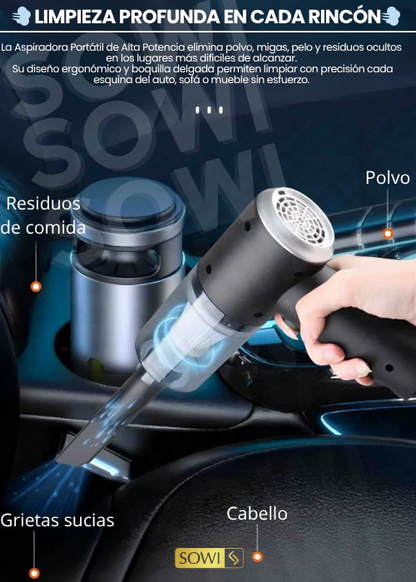 Hidrolavadora Inalámbrica 48V + Regalo Aspirador 3 en 1 – Combo de Limpieza Pro